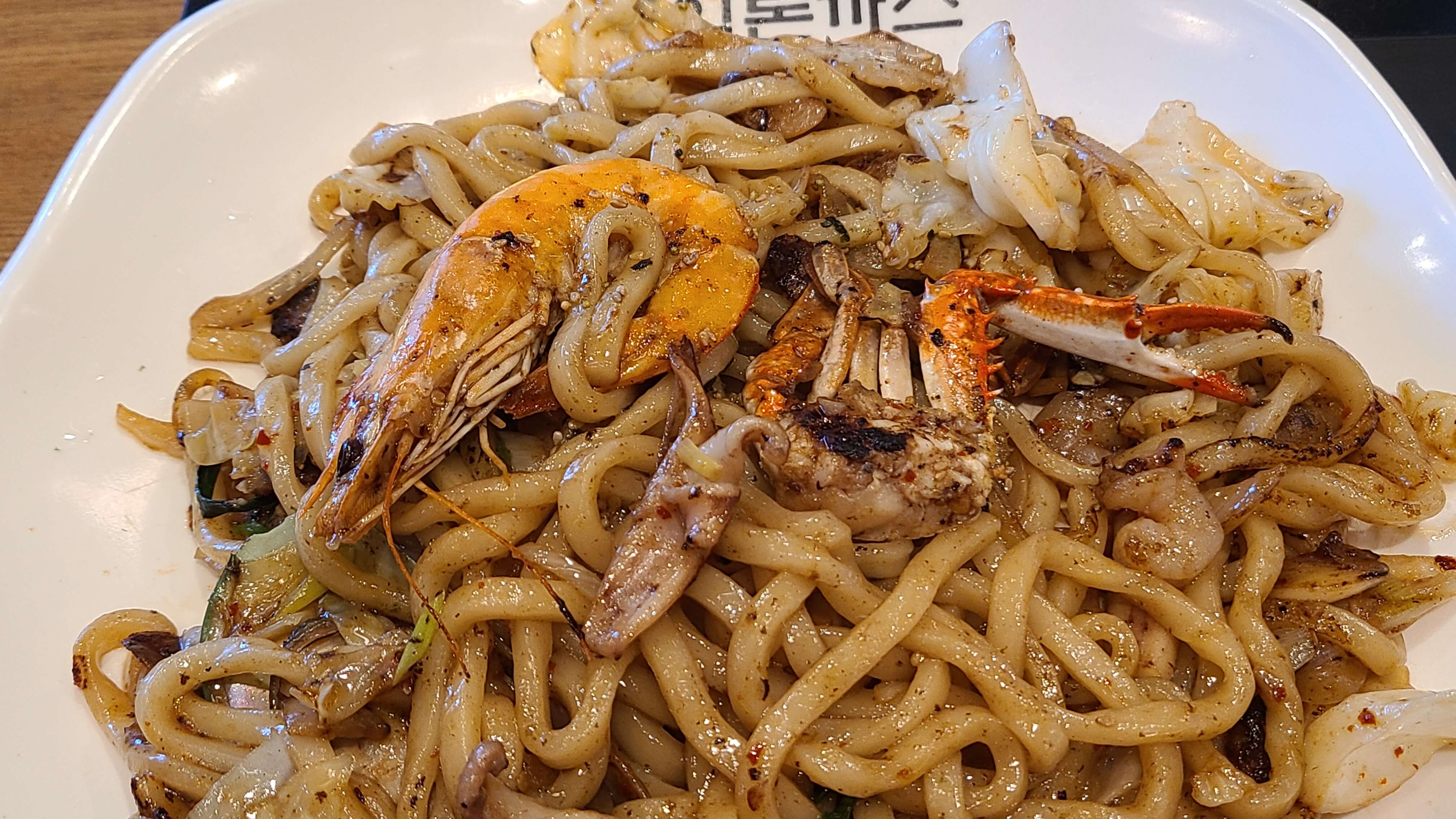 홍익돈까스-송도점-해물볶음우동