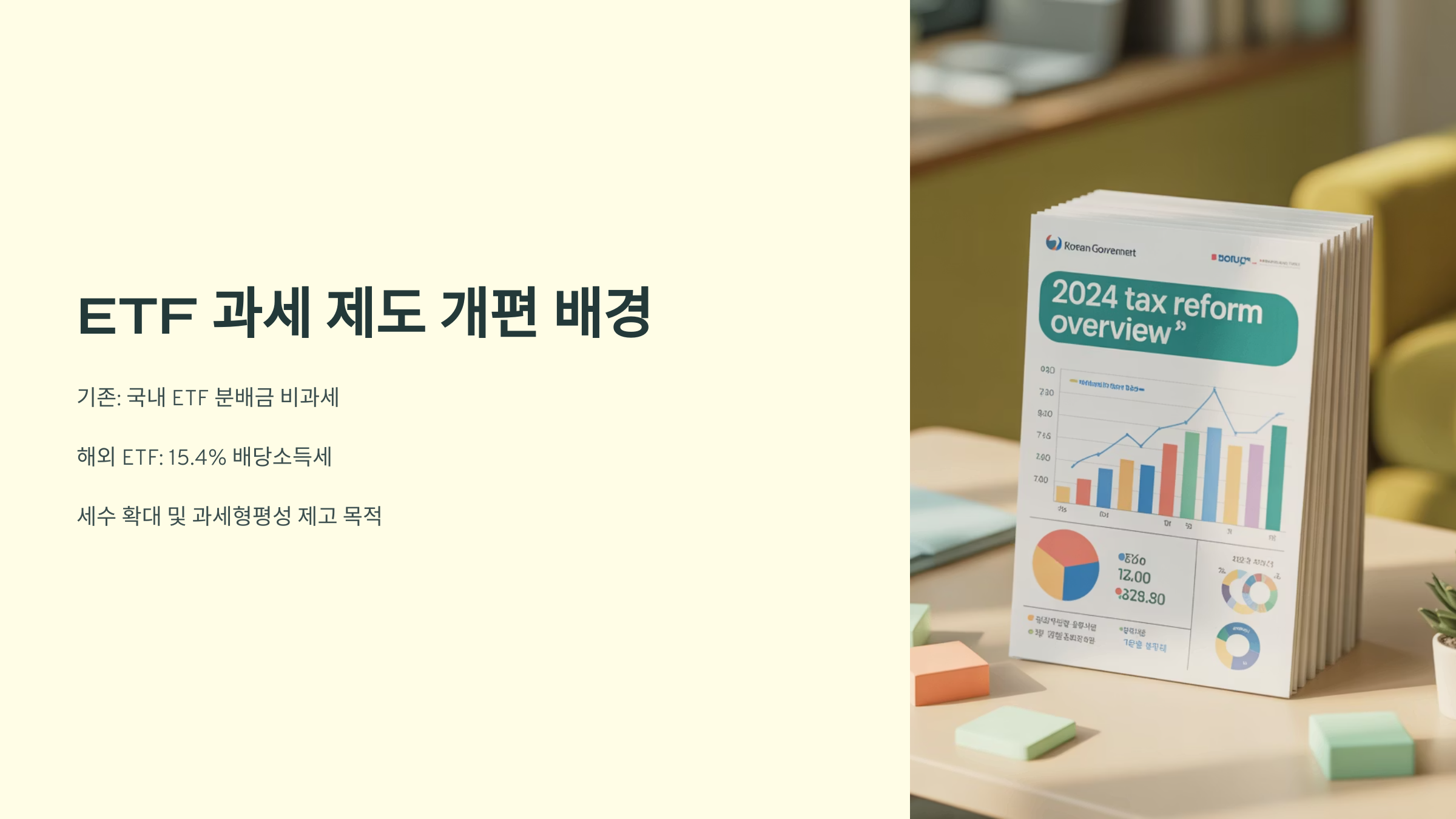 ETF 과세 제도 개편 배경