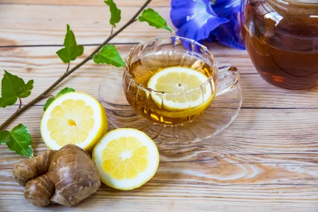 피로에 도움을 주는 생강차