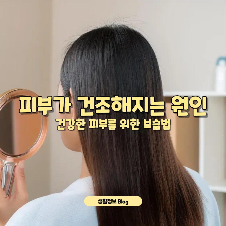 피부 건조를 막는 5가지 해결 꿀팁