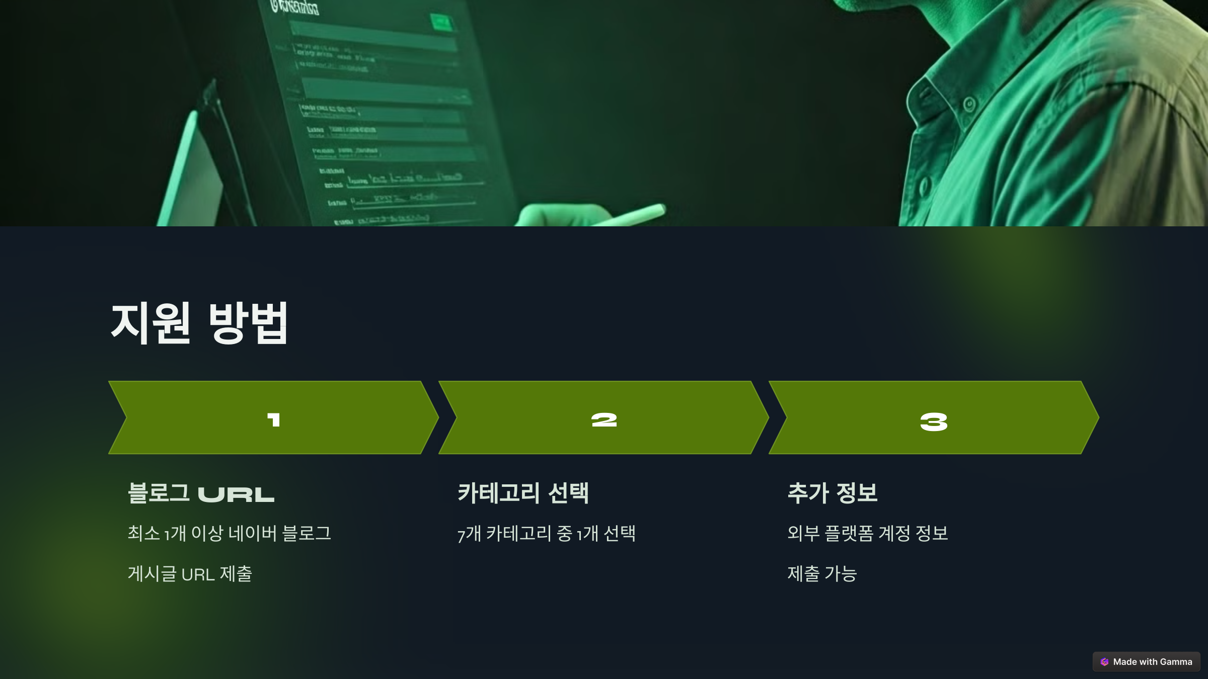 네이버 피드메이커 지원 신청