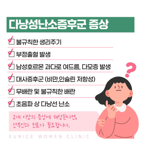 다낭성 난소 증후군이란? / 출처 - 네이버블로그[유니스산부인과 대표블로그]
