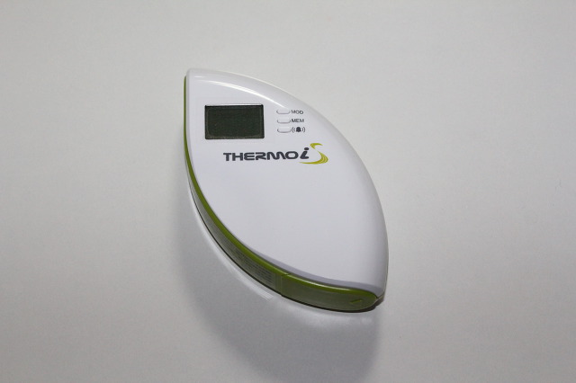 front view with display and MOD/MEM/alarm buttons