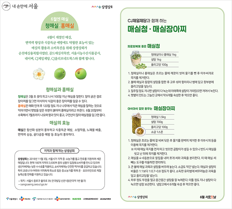 alt="매실청,매실장아찌"