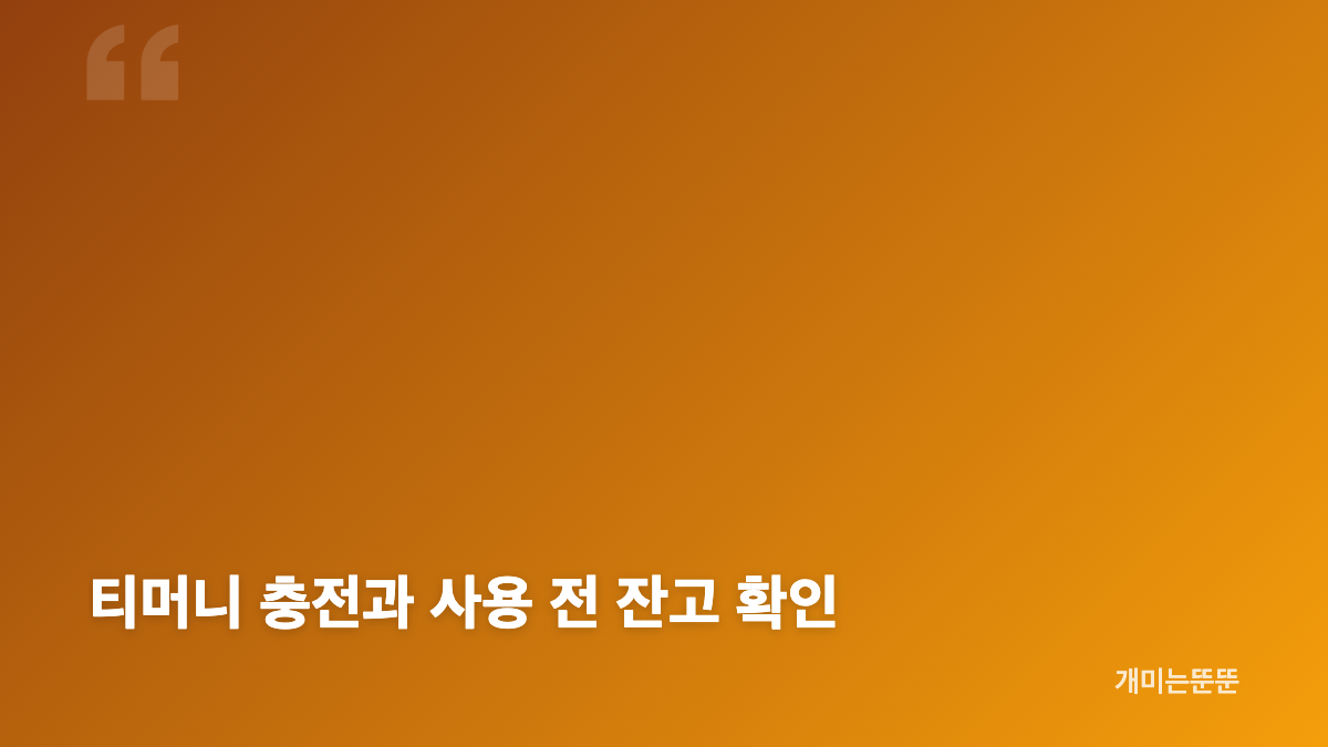 모두의카드 신청 방법과 시작 전 준비물