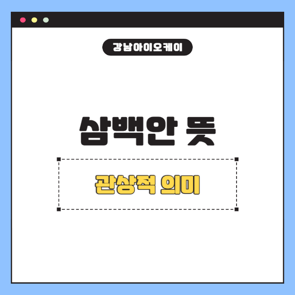 삼백안