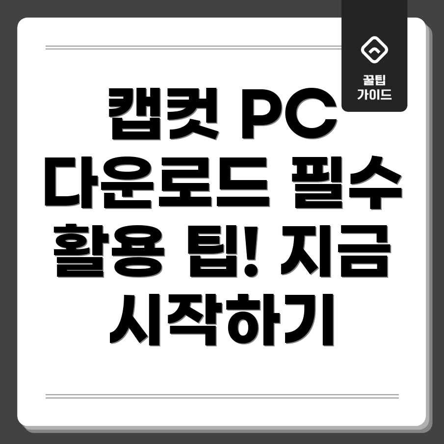 캡컷 PC버전