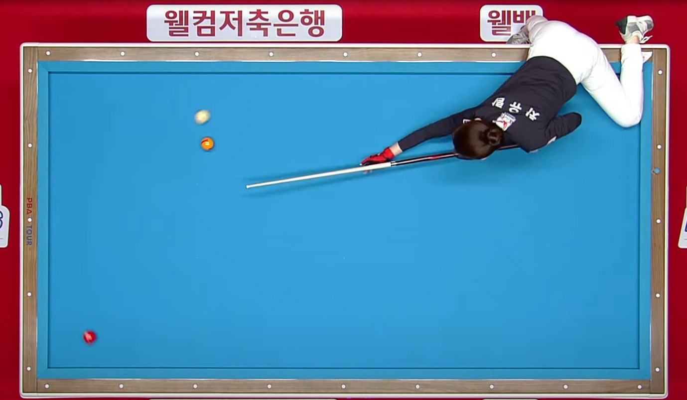 은퇴 선언을 하기전 LPBA투어에 출전하고 있는 차유람