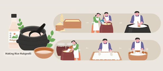 한국의 맛,전통 막걸리 제조 과정의 모든 것
