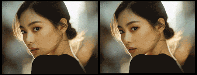 감정 몰입 연출, 인물의 눈으로 천천히 줌인되는 카메라 무빙, 얕은 심도와 시네마틱한 긴장감 영상_Midjourney