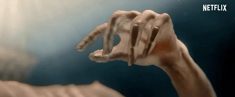 넷플릭스 삼체에서 외계인의 팔이 등장하는 장면