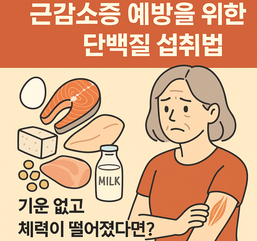 갱년기 후 근감소증 예방을 위한 단백질 섭취법