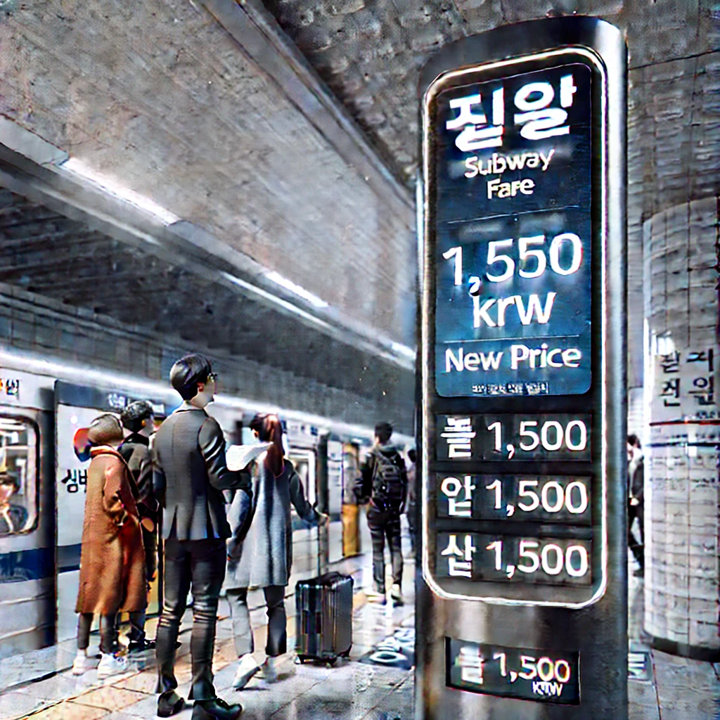 수도권 지하철 요금 1,550원 확정! 올라버린 교통비, 똑똑하게 아끼는 방법은?