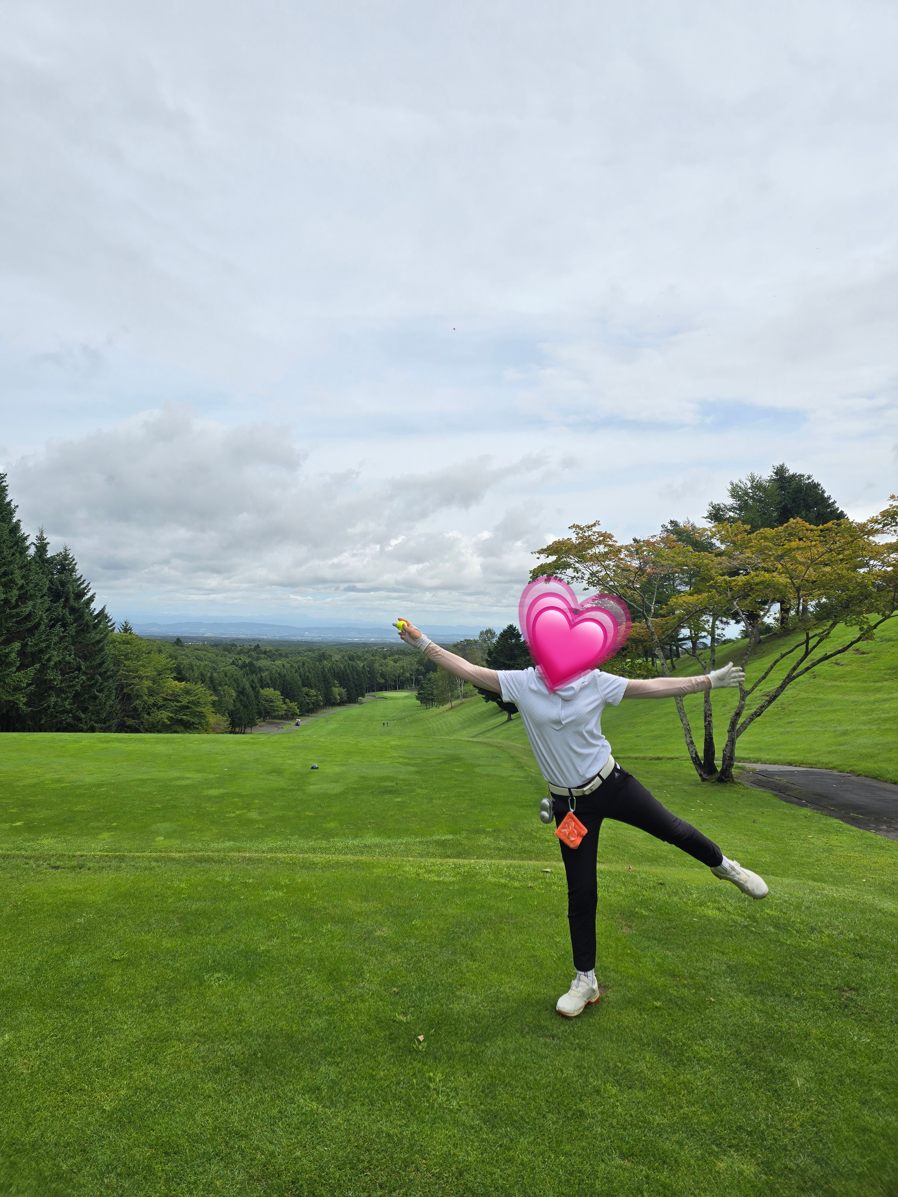 IN 코스 1번 홀에서 찍은사진