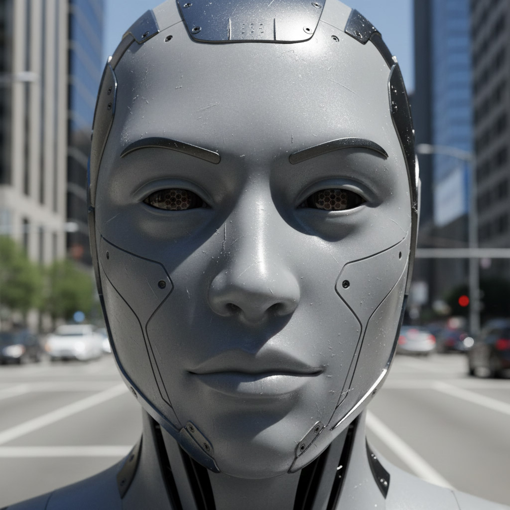 휴머노이드 얼굴의 실외 환경 대응 설계