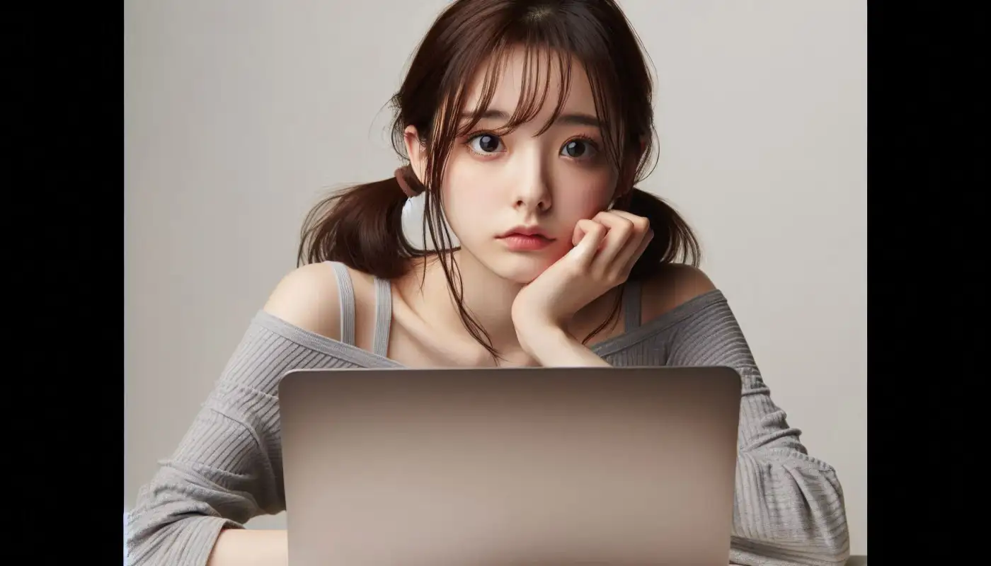 okx-파이코인-옮기기-방법을-알아보는-여성의-모습