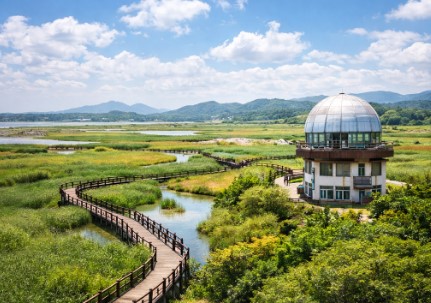 전북 부안줄포생태공원 전경