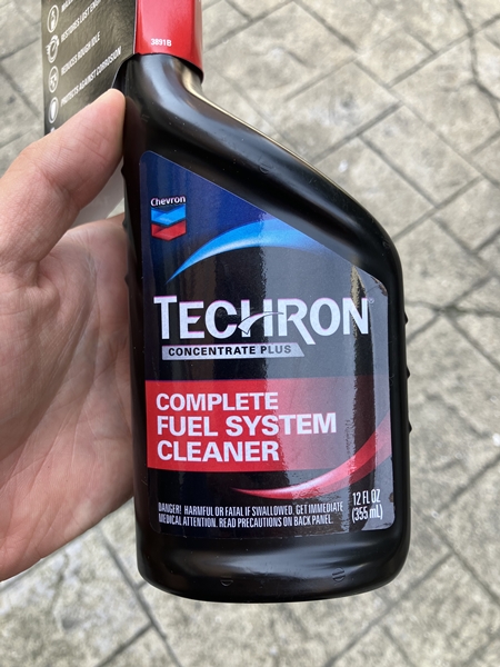 쉐브론 테크론 연료 첨가제 전면 사진 – Complete Fuel System Cleaner 355ml 제품