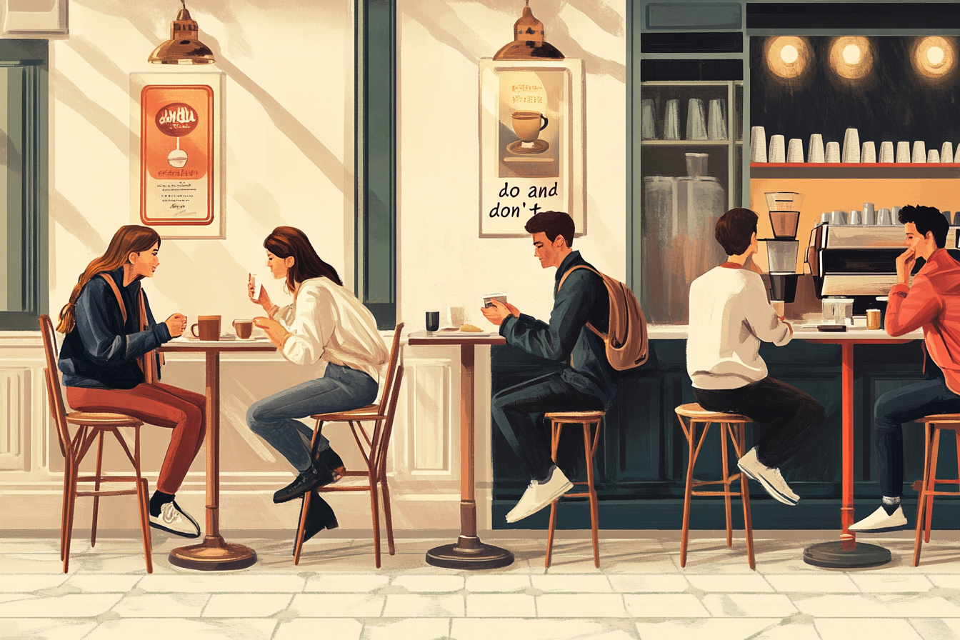 국가별 카페 에티켓