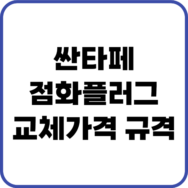 싼타페 점화플러그