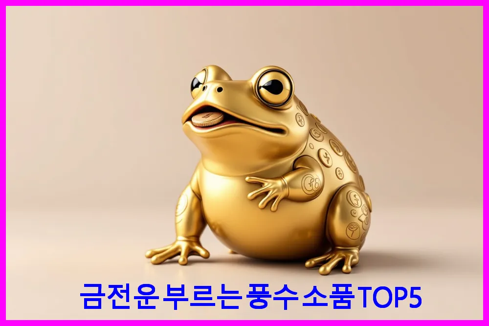 금전운 부르는 풍수 소품 TOP5