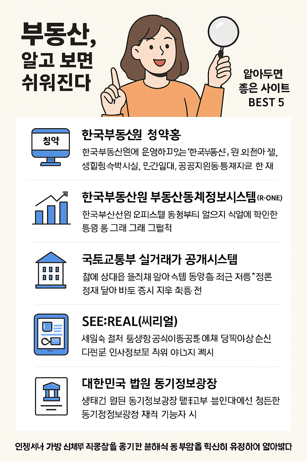 내 집 마련, 정보가 답이다! 부동산 꿀팀 사이트 BEST 5 공개