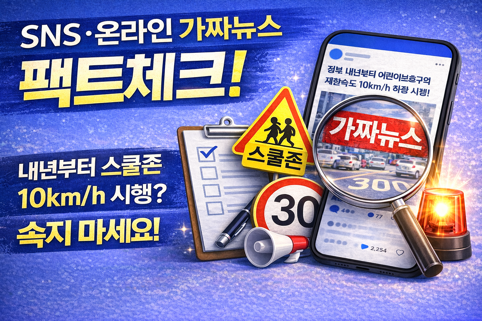 스쿨존 속도제한 관련 사진첨부