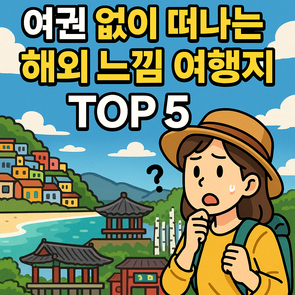 여권 없이 떠나는 해외 느낌 여행지 TOP 5 (국내편) 관련사진