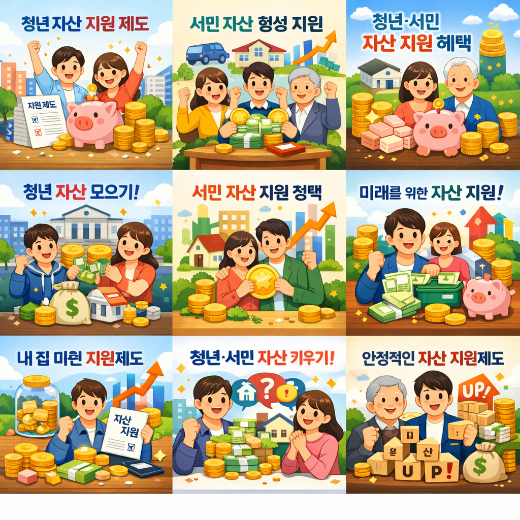 전국 지자체청년,서민 자산 지원제도