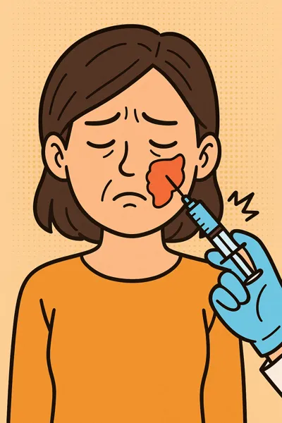 팔자주름 필러 부작용 후기 모음9