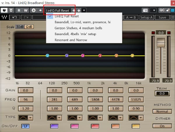 Liner Phase EQ
