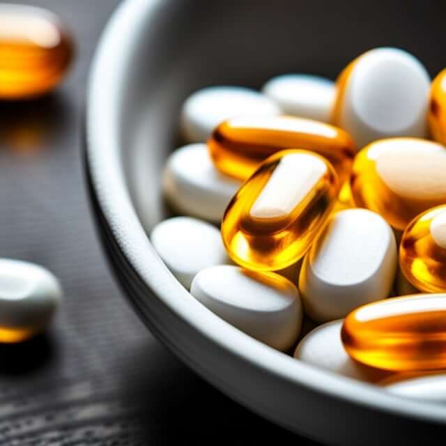 영양제가 담겨있다