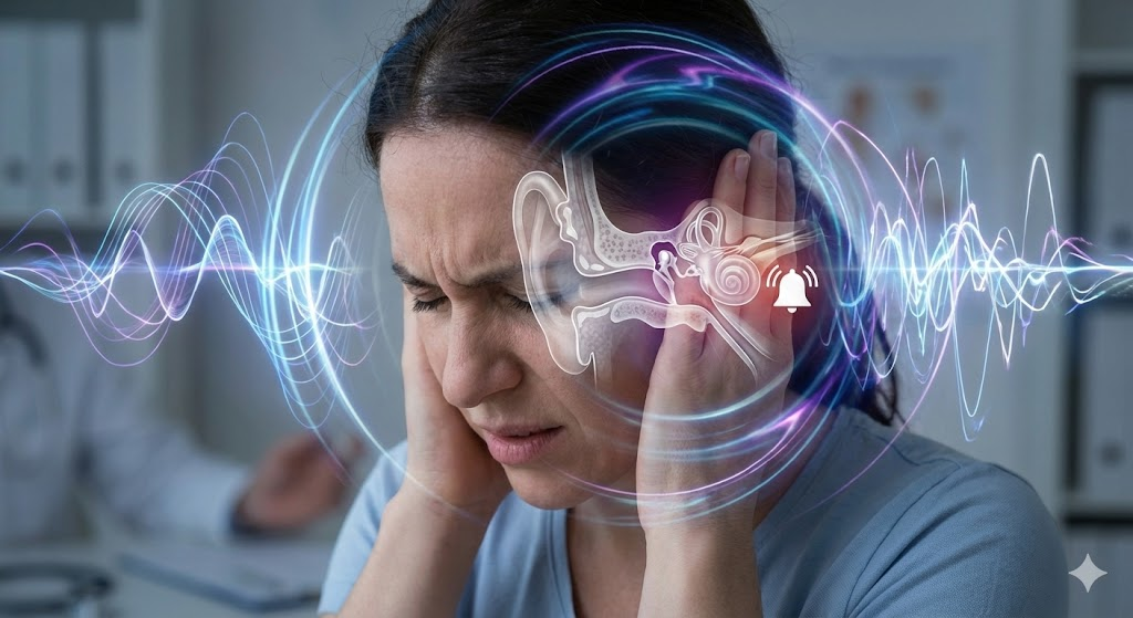 귀에서 삐소리 이미지