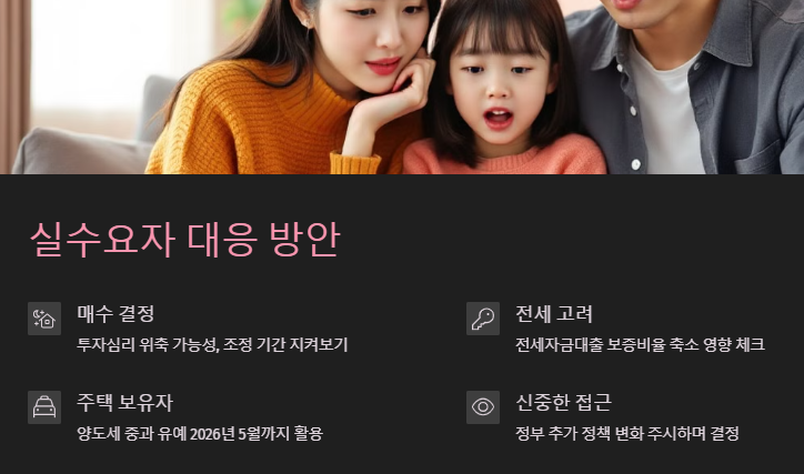 실수요자 대응