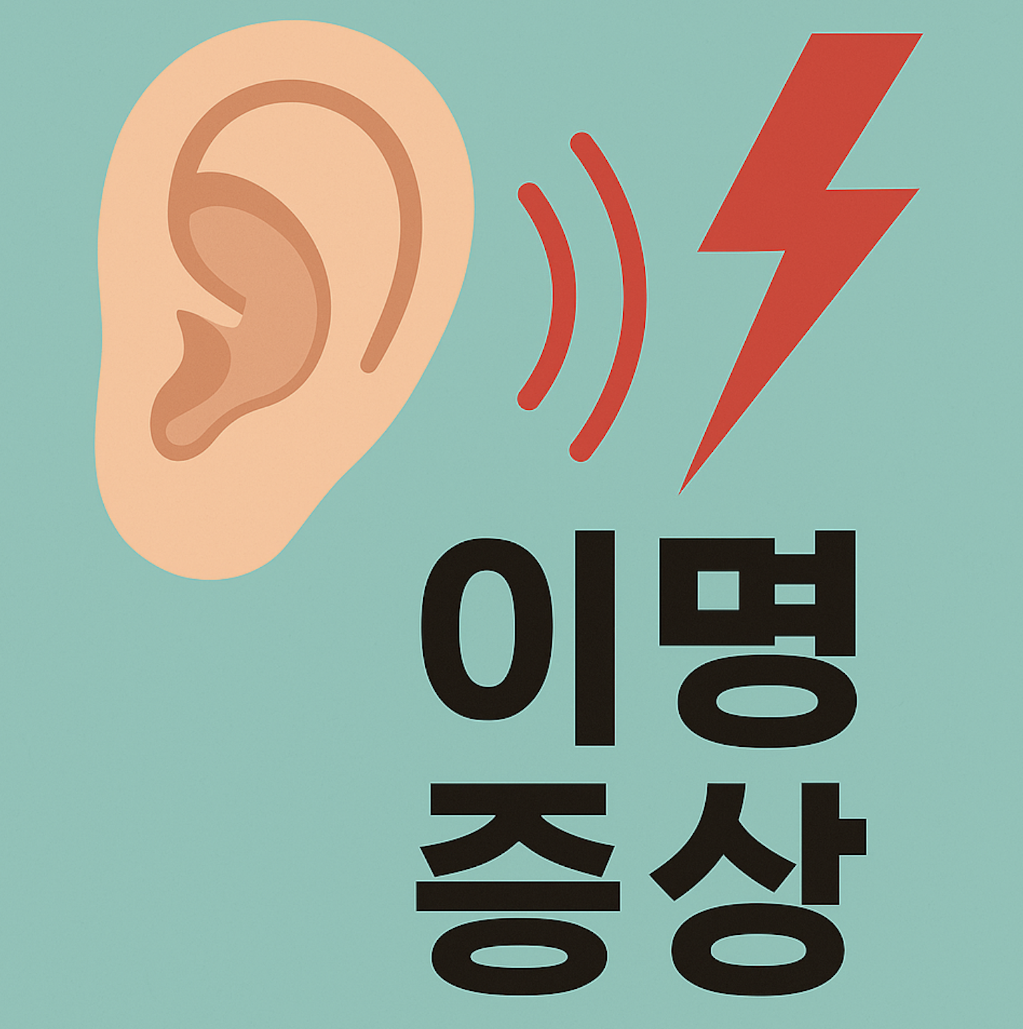 이명증상 이미지