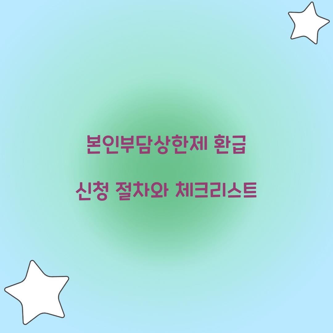본인부담상한제 환급
