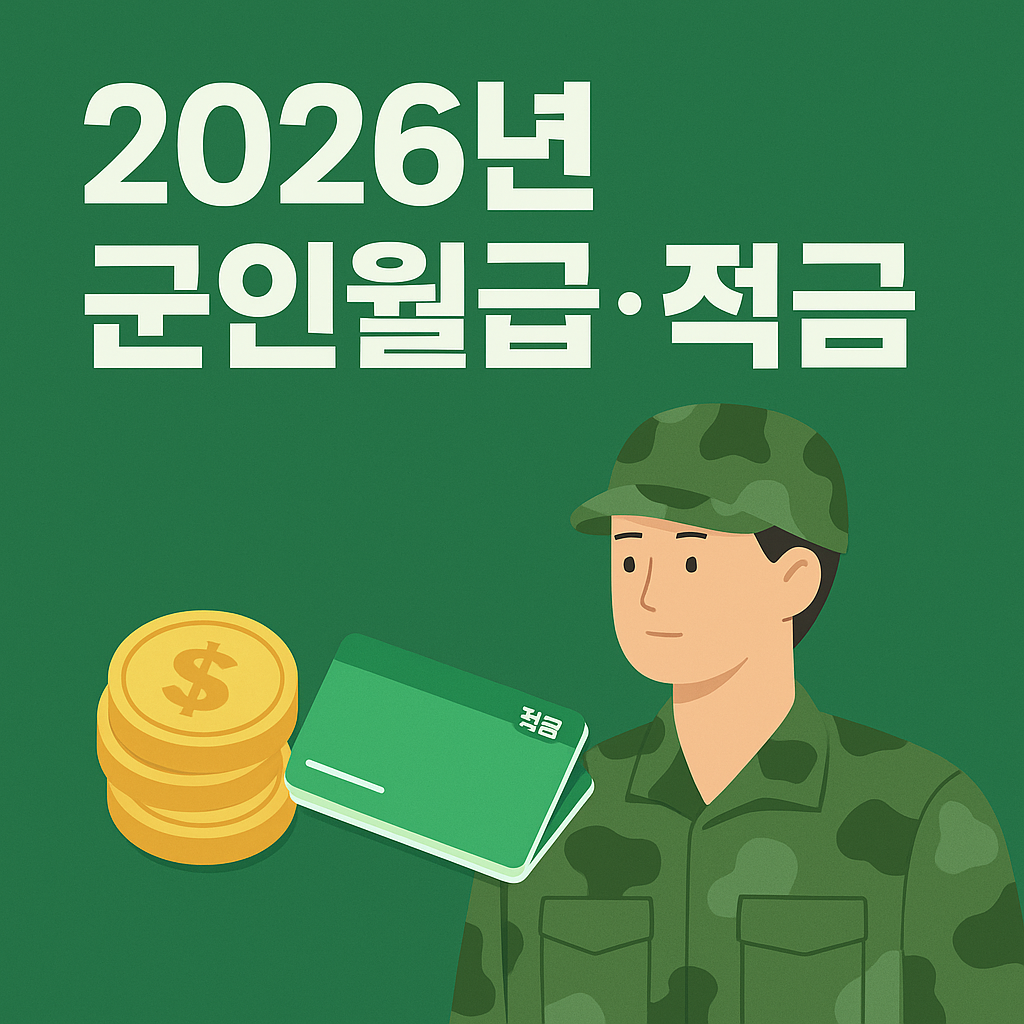 2026년 군인월급