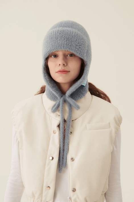 고코리 바라클라바 회색 모델컷