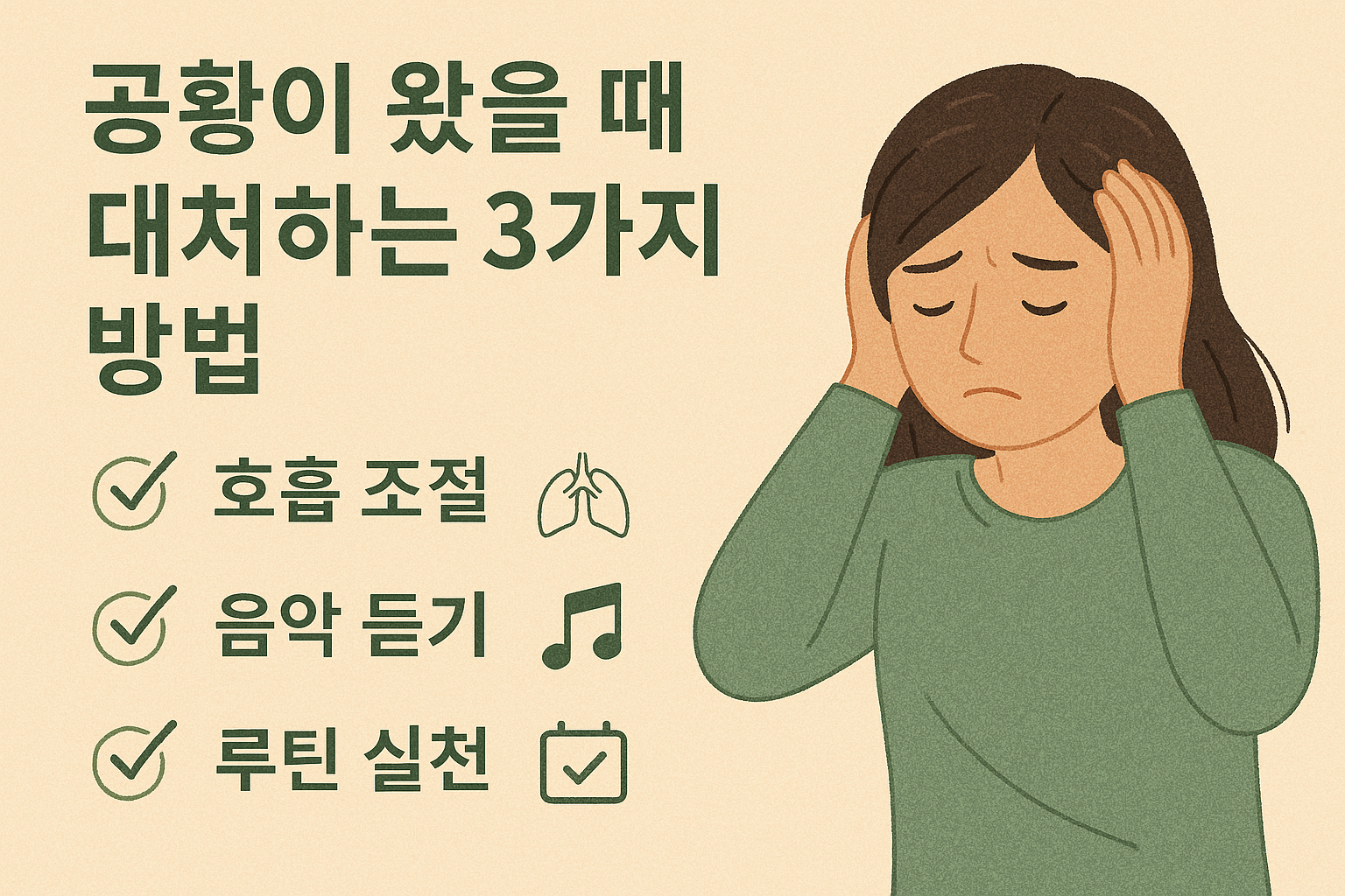공황을 설명하는 일러스트