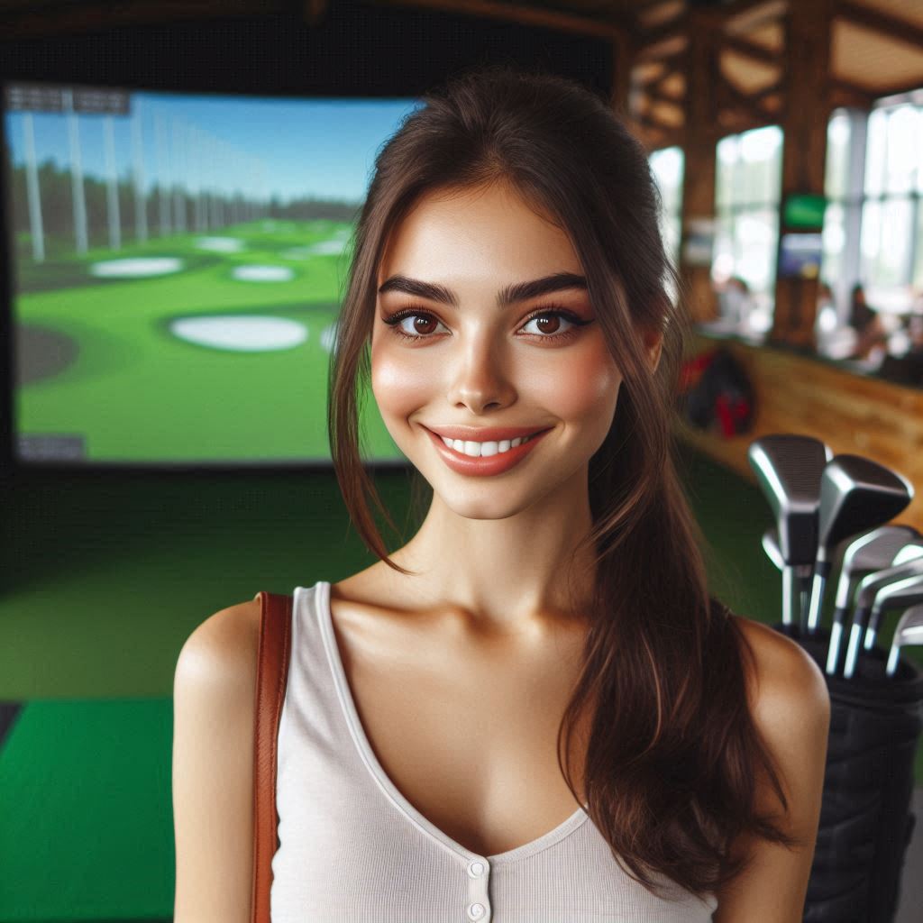 스크린골프장 배경