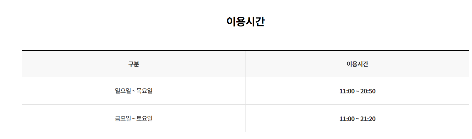 이용시간
