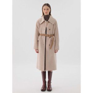 온앤온 와이드카라 캐시미어 핸드메이드 코트 NEW2XH632