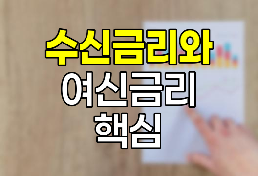 수신금리와 여신금리의 핵심, 예대마진과 예대율