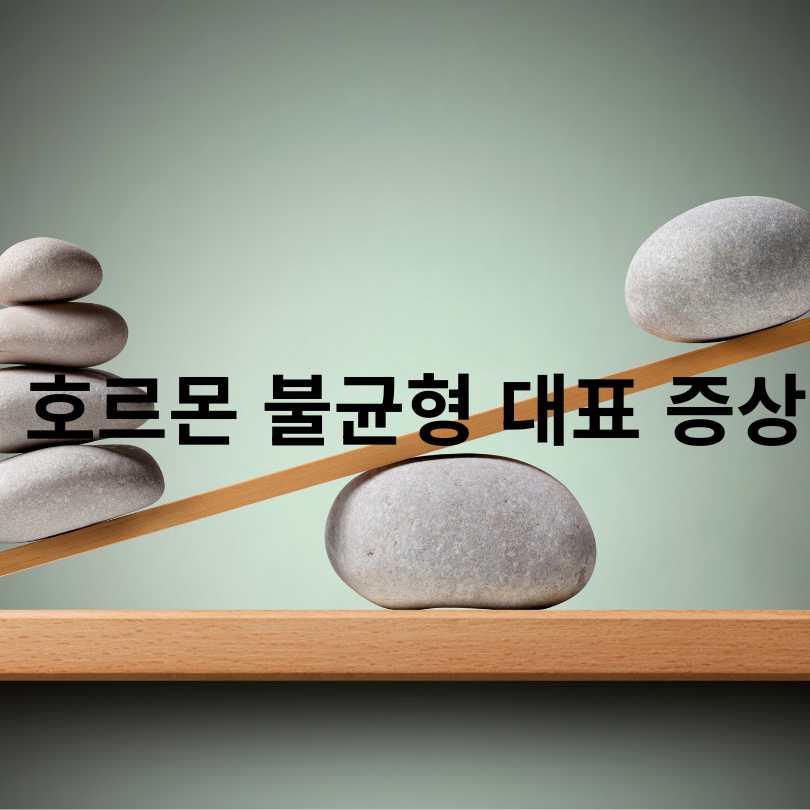 호르몬 불균형 증상 총정리 및 자연치유 영양소