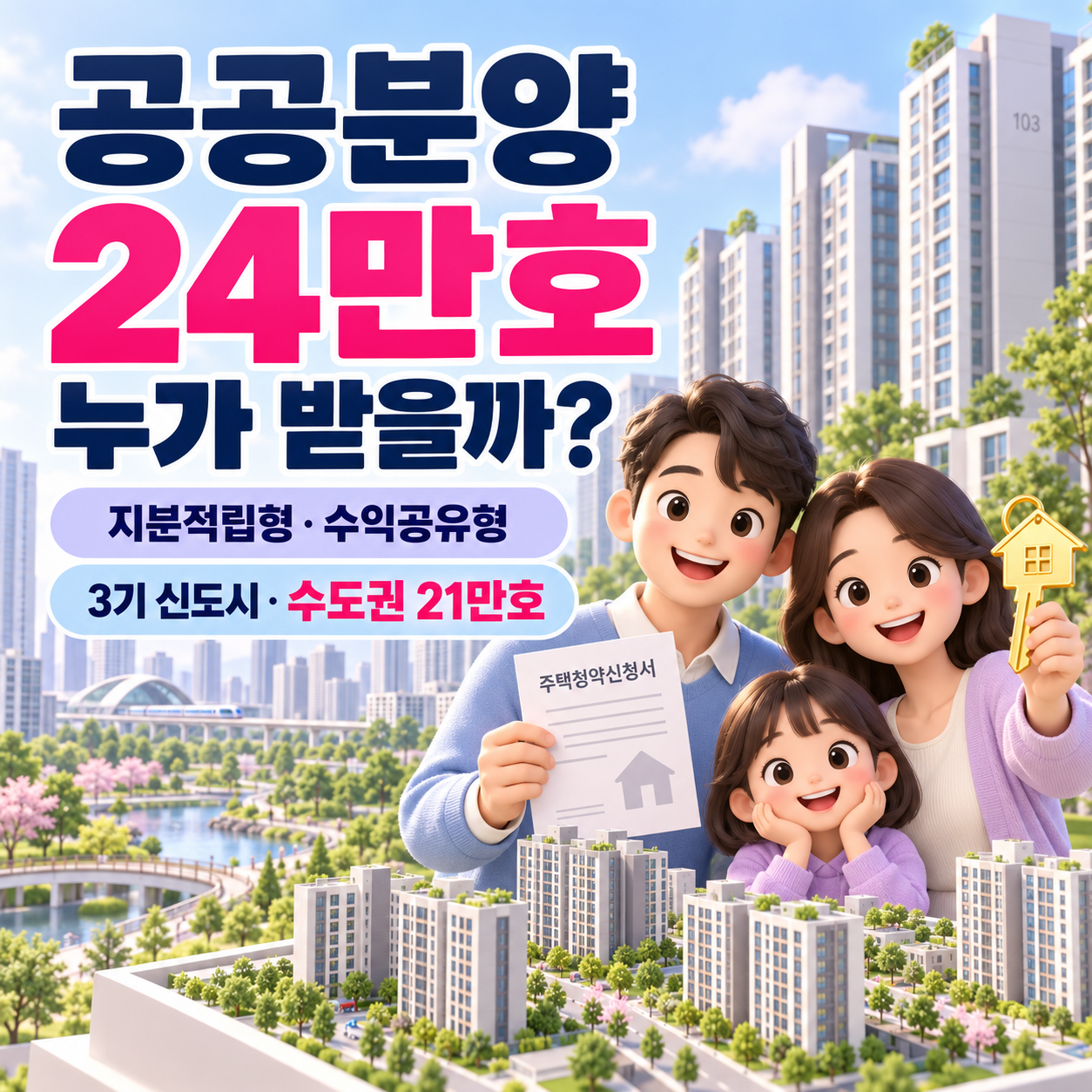 2026 공공분양 24만3000호 누가 받을까?|수도권 21만1000호·지분적립형·수익공유형 총정리