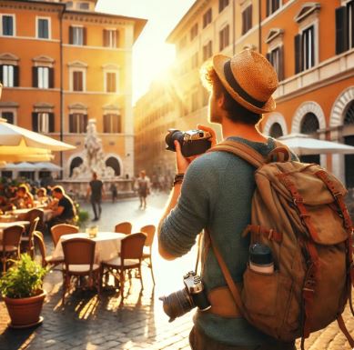 혼자 자유여행 사진