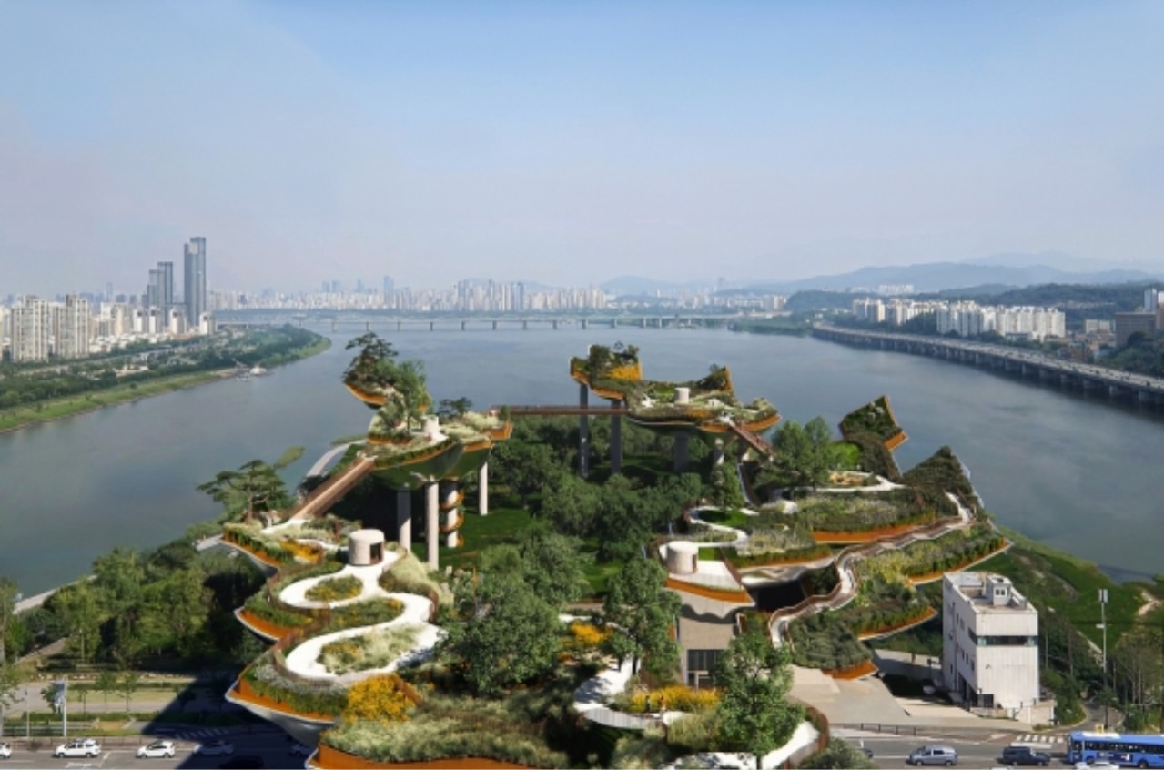 노들섬 공중정원 미래 투시도