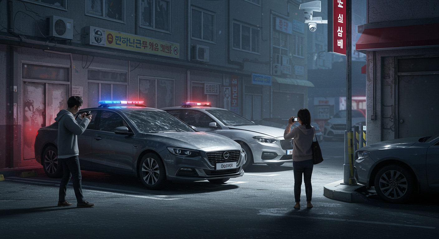 경찰 신고 및 수사 진행