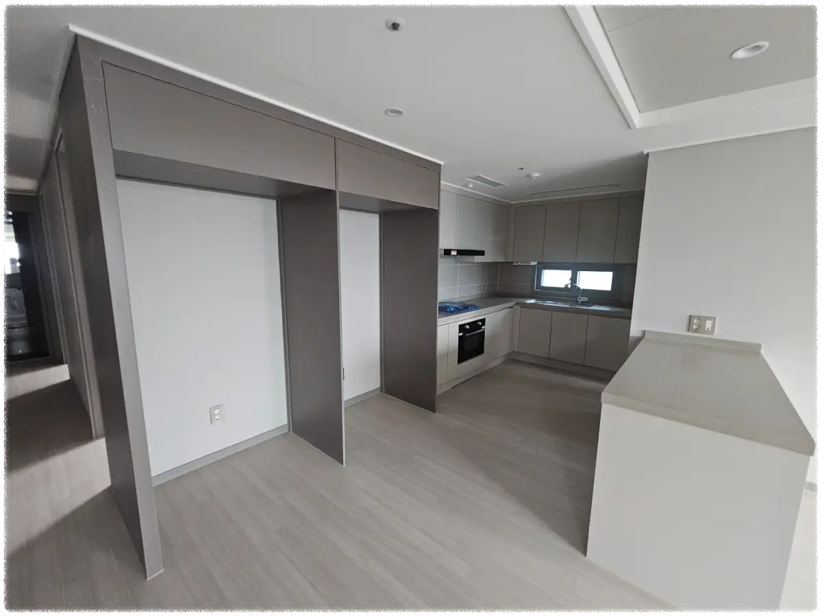 신축아파트-34평-주방인테리어-모습