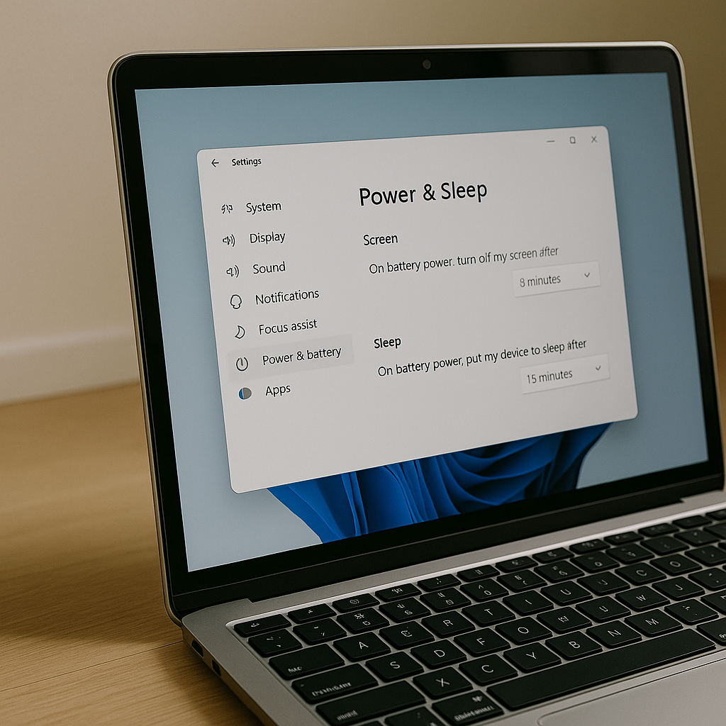절전모드 설정, 컴퓨터 화면, 디지털 절전 습관, 에너지 관리, 자취생